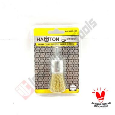 HASSTON 3450-107 Mata Bor Sikat Kawat 24 mm - Mini Cup Brush Wire