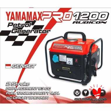 YAMAMAX PRO 1200 Genset 2 tak 750 Watt - Generator Rumah Set