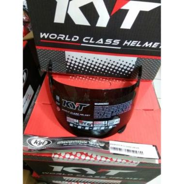 KYT Visor Kaca Helm for RC7 R10 K2 Rider - dark smoke