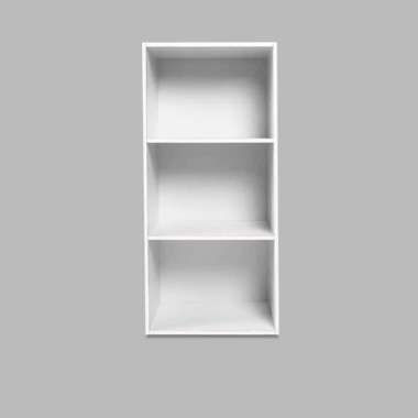 Rak buku minimalis / Rak buku Kayu / Rak buku murah - Putih BEST SELLER Multicolor