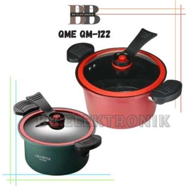 Qme QM-122 Panci Presto Totipotent POT Pressure Cooker 3.5L Daging Empuk Anti Lengket