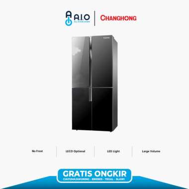 CHANGHONG - KULKAS 4 PINTU - CRF 580 | PROMO GRATIS ONGKIR
