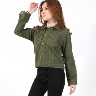 jaket denim army