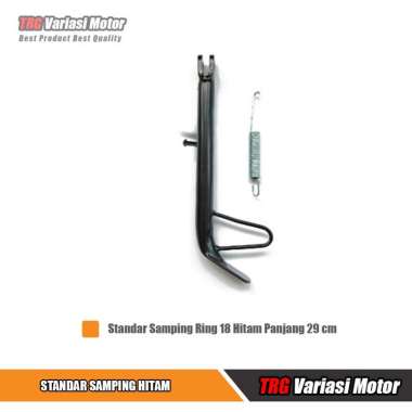 Standar Samping Setandar Jagang Panjang 29 cm TRG Warna Hitam Untuk Motor Tiger Mega Pro GL CB150R P
