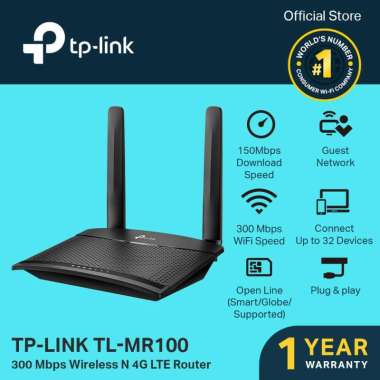 Router Wifi Modem Wifi TPLink TL-MR100 4G 300Mbps UNLOCK All Operator