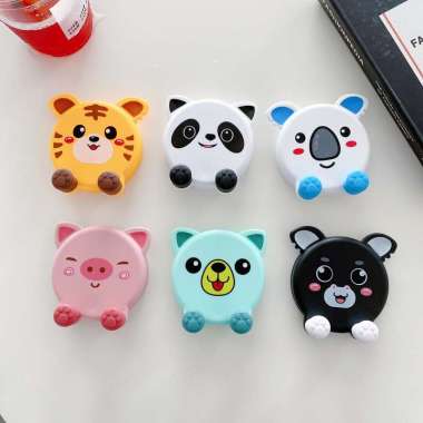 ONE-C727 Stand Holder Lipat Motif Animal Karakter Lucu Folding Dekstop Dudukan Hp Multifungsi / Phon