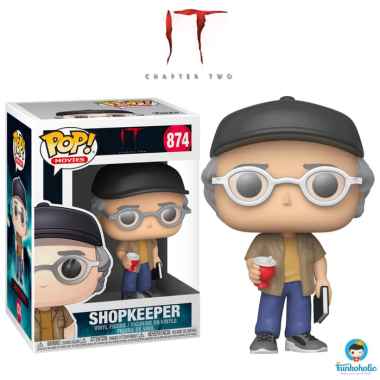 Funko POP! Movies Horror IT Chapter Two - Stephen King as Shopkeeper Action Figure