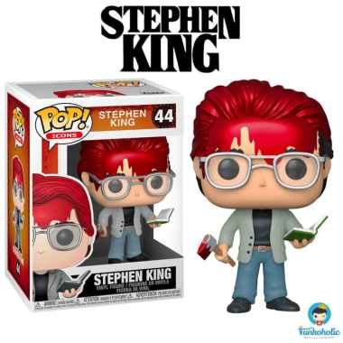 Funko POP! #44 Icons Author Stephen King with Axe & Book Vinyl Figure [Exclusive]