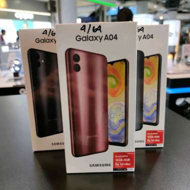 Samsung Galaxy A04 4/64 Garansi resmi Samsung 1Tahun 4/64GB Copper