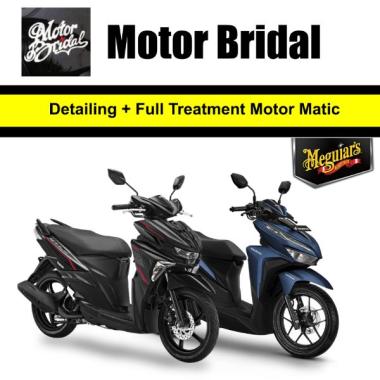 harga Motor Bridal Paket Salon Motor Detailing + Full Treatment dengan High Premium Wax untuk Tipe Motor Matic Kecil Blibli.com