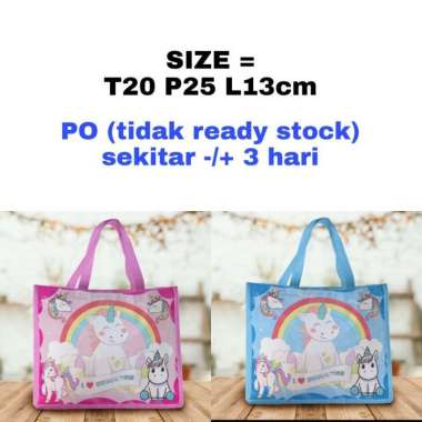 Tas UNICORN GOODIE BAG ULTAH CUSTOM