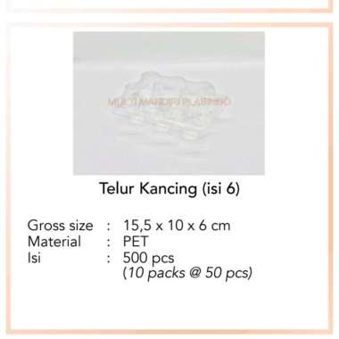 mika roti sandwich segitiga dan mika telur isi 25 set telor