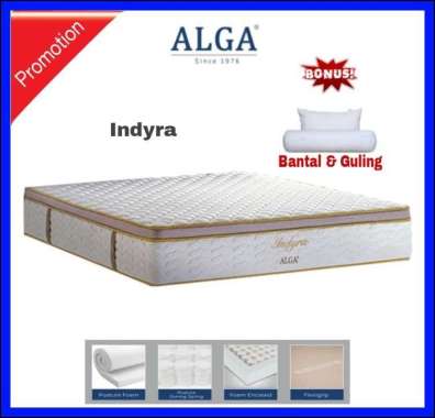 ALGA - Kasur Springbed Alga Tye Indyra Ukuran 120x200cm