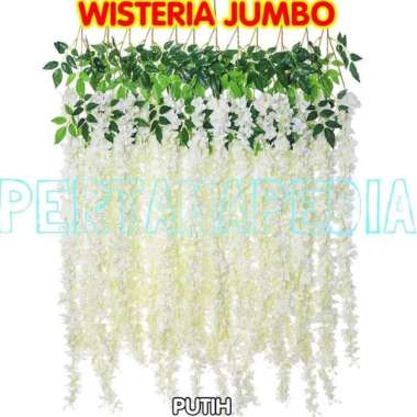 Bunga Plastik/ Bunga Hiasan / Bunga Gantung/ Bunga Dekorasi/ Wisteria