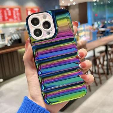 Case iPhone 13 Pro 13 Pro Max Down Jacket Style 3D Color Case 13 ProMax Black