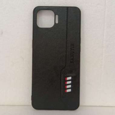 CASE KULIT SLIM OPPO RENO 4F CASING KAIOUYUE DESAIN ORIGINAL Hitam
