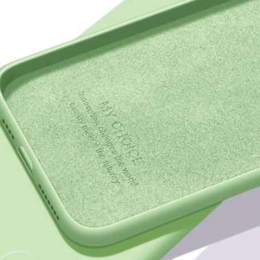 Case SAMSUNG GALAXY A33 5G Silicone Scuare Multi Premium Hing Quality green