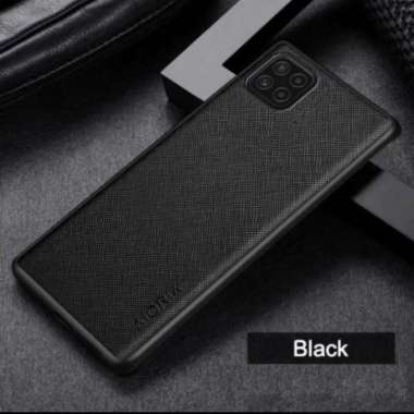 SOFT CASE SAMSUNG A22 5G CASING SLIM JEANS LEATHER AlORIA ORIGINAl Hitam