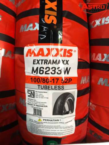 Ban Maxxis Extramaxx M6233W 100/80-17 100 80 17 Free Pentil