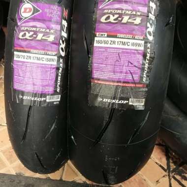 Ban motor Dunlop 120 70 17 &amp;160 60 17 not Batlax Pirelli Michelin