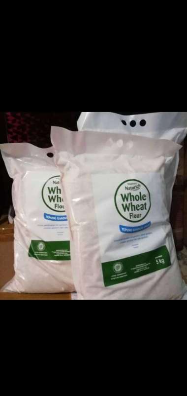 TEPUNG GANDUM UTUH / WHOLE WHEAT FLOUR NATURICH 5KG.