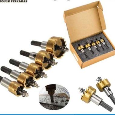 Mata Bor Power Drill Mini 1 Set Pembuat Lubang Untuk Bor Besi Kuningan Carbide Tip Wood Metal Hole C