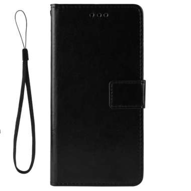 Leather Case Samsung Galaxy Note 10 Plus 5G Note 10Plus 5G Flip Cover - Samsung Galaxy Note 10+ BLAC