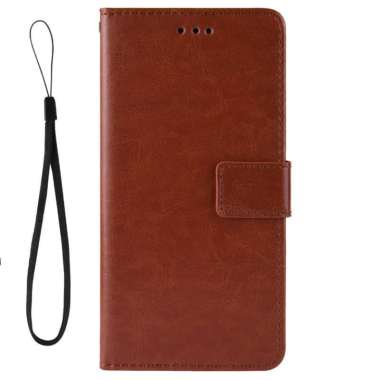 Leather Case Samsung Galaxy Note 10 Plus 5G Note 10Plus 5G Flip Cover - Samsung Galaxy Note 10+ BROW