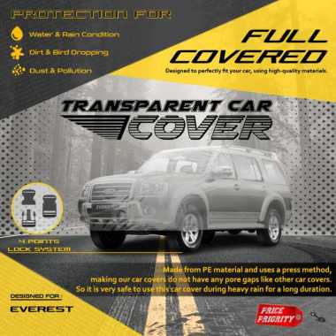 Body Cover Sarung Mobil Plastik FORD EVEREST LAMA Tebal Anti Air WATERPROOF