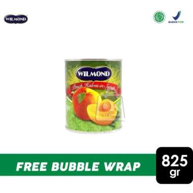 WILMOND Peach Halves in Syrup/ Peach Africa KALENG/Buah Kaleng (825gr)