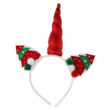 Jual Oem Lovely Christmas Unicorn Horn Ears Headband Kid Toddlers