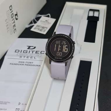 Digitec DGS-7126T + Extra Strap - Jam Tangan Digital Original Purple Black