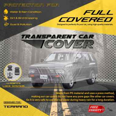 Body Cover Sarung Mobil Plastik NISSAN TERRANO TERANO Tebal Anti Air WATERPROOF