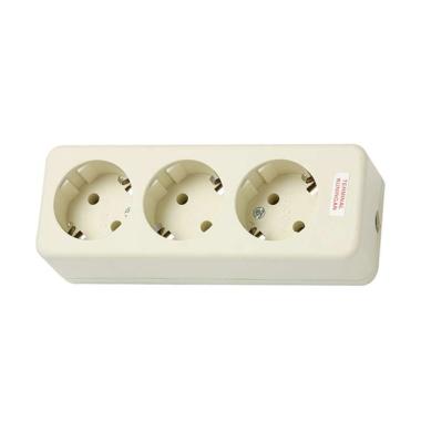 Uticon ST-138 Stop Kontak [3 Lubang]