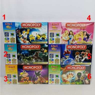 Monopoli 4 in 1 Dus Kecil 6. Avatar-Ben10