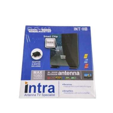 ANTENA TV DIGITAL INDOOR OUTDOOR INTRA 118 / ANTENA TV DIGITAL LUAR TERBAIK Multicolor