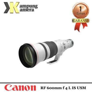 Lensa Canon RF 600mm f/4 L IS USM - Garansi Resmi