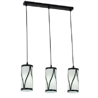 Eglare Frame Lampu Gantung Hias Long 3l - Hitam