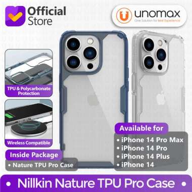 Case iPhone 14 / Plus / Pro / Pro Max Nillkin Nature TPU Pro Hybrid Casing - Deep Purple iPhone 14 P