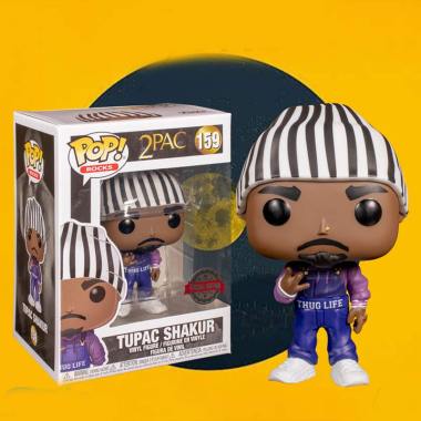 Funko Pop Rocks 2pac Tupac Shakur in Thug Life Overall Action Figure