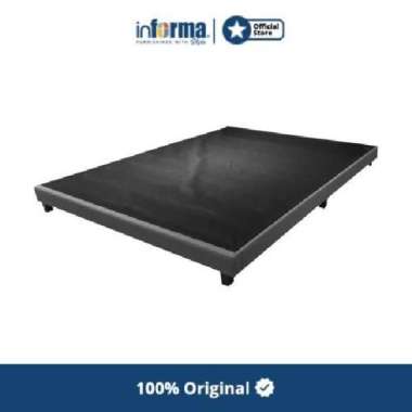 Informa - Linford Ii 180x200cm Dipan Tempat Tidur Rendah - Abu-Abu