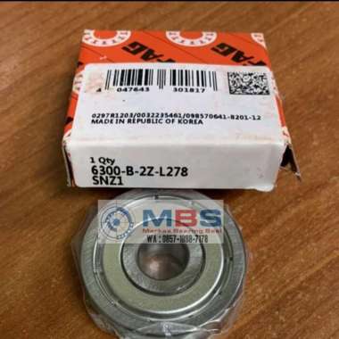 BEARING 6300 2Z MERK FAG ASLI 6300 ZZ 6300ZZ
