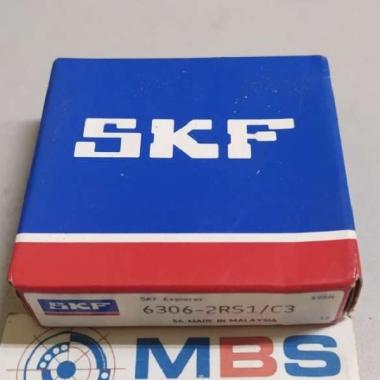 BEARING 6306 2RS C3 MERK SKF ASLI 6306 2RSC3