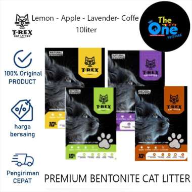 Pasir Kucing TREX 10liter pasir wangi pasir wangi pasir kucing murah Coffe