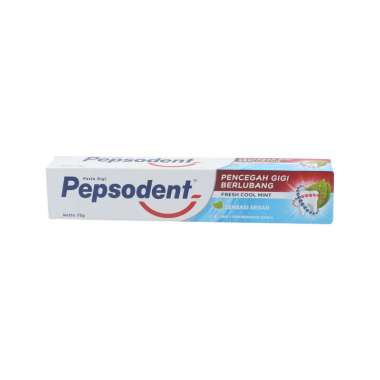 Promo Harga Pepsodent Pasta Gigi Pencegah Gigi Berlubang Fresh Cool Mint 75 gr - Blibli