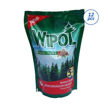 WIPOL Carbol Classic Pine Pembersih Lantai [780 mL/ 12 pcs/ @1dus] -