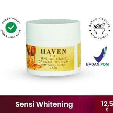 HAVEN SENSI WHITENING DAY & NIGHT CREAM / KRIM PAGI & KRIM MALAM / KRIM PENCERAH KULIT (WHITENING CR