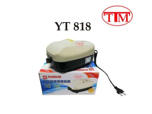 YT 818 POMPA UDARA ACDC ORIGINAL SUNSUN AERATOR AQUARIUM KOLAM YT 818 R