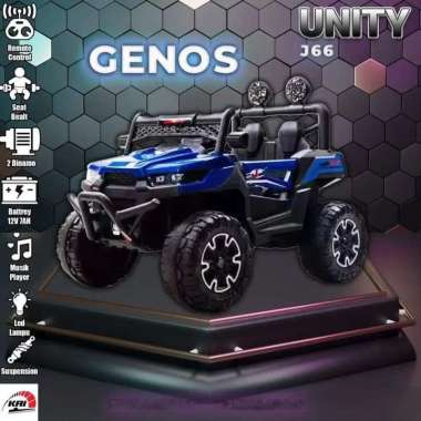 (UT-J66) UNITY MOBIL AKI J66 GENOS 12V-7AH 2WD green