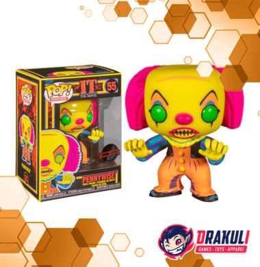 Toys Funko Pop IT - Pennywise Black Light Spesial Edition